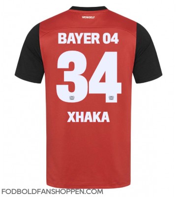 Bayer Leverkusen Granit Xhaka #34 Hjemmebanetrøje 2024-25 Kortærmet
